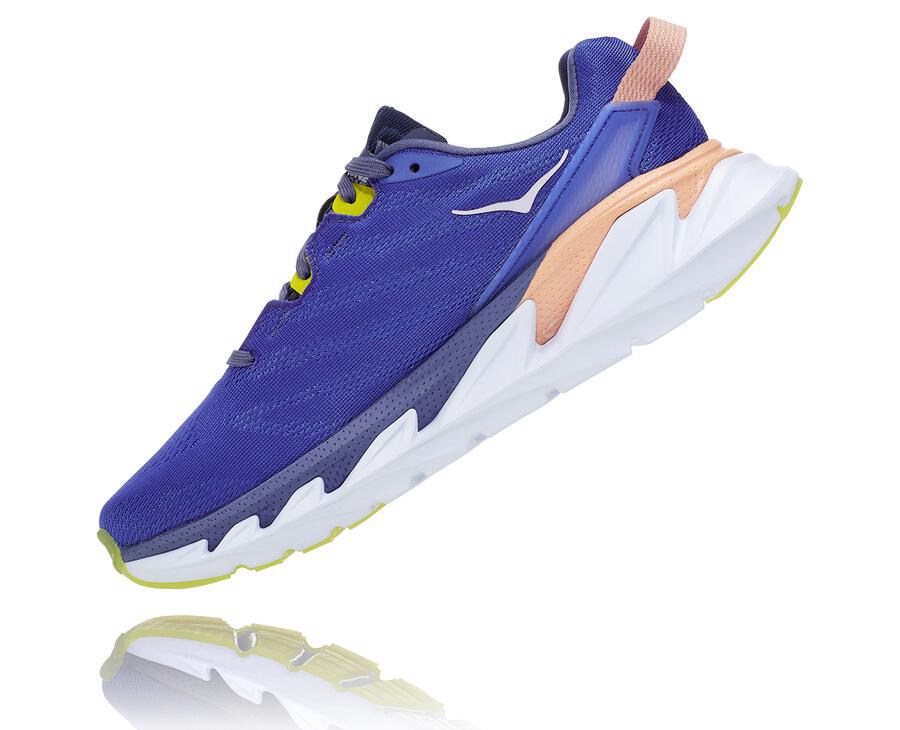 Hoka One One Koşu Ayakkabısı Kadın Mavi/Beyaz - Elevon 2 - RC3906512